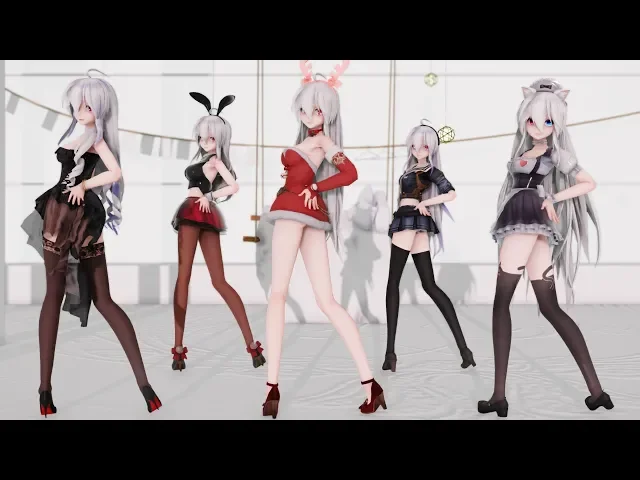 【mmd】 gfriend(여자친구) - glass bead(유리구슬)【4kuhd】